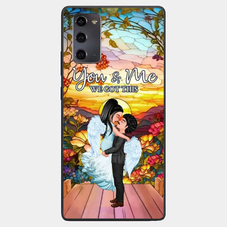 Doll Couple Hugging You & Me We Got This Personalized Phone Case