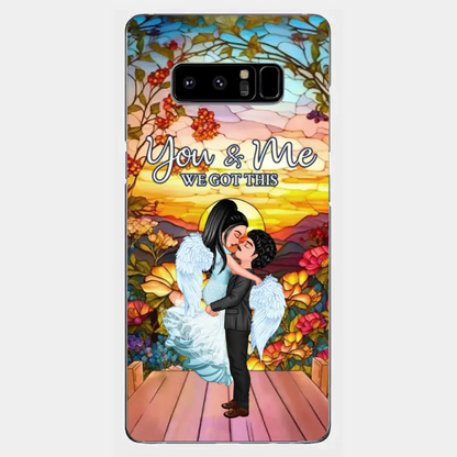 Doll Couple Hugging You & Me We Got This Personalized Phone Case
