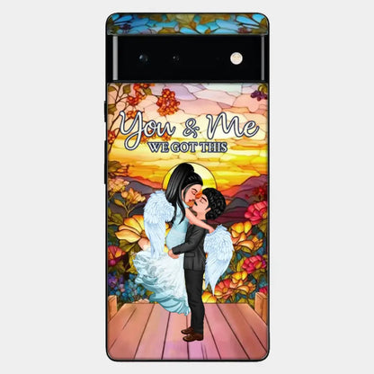 Doll Couple Hugging You & Me We Got This Personalized Phone Case