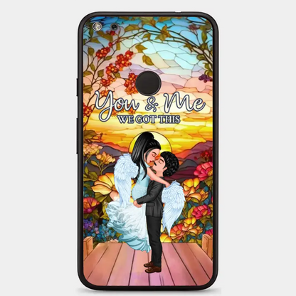 Doll Couple Hugging You & Me We Got This Personalized Phone Case