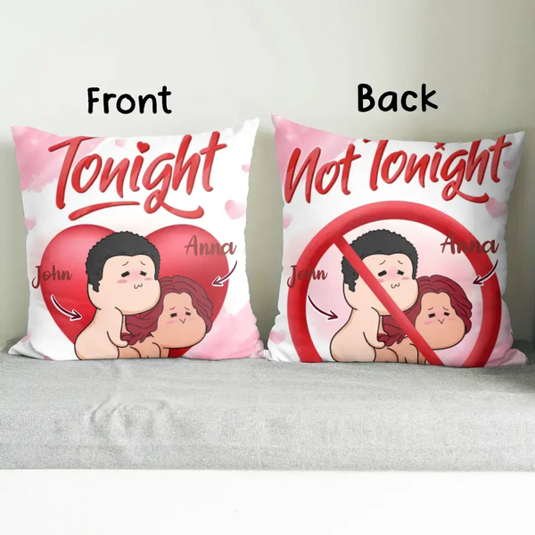 Custom Personalized 2-Sided Printing Pillow Cover - Funny Valentine's Day Gift Idea For Him/Her