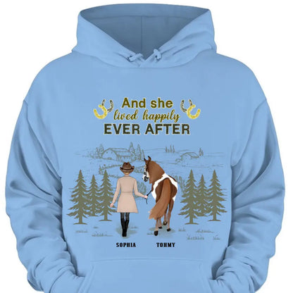Custom Personalized Horse Girl T-Shirts, Hoodies, and Sweatshirts - - Gift Idea For Horse Lover - Life Is Better With Horses