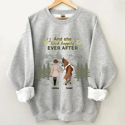 Custom Personalized Horse Girl T-Shirts, Hoodies, and Sweatshirts - - Gift Idea For Horse Lover - Life Is Better With Horses