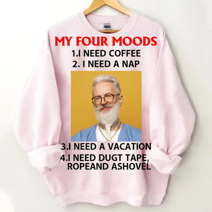 Personalized Apparel: My Four Moods - Coffee & Nap Lover