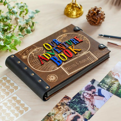 Personalized Our Adventure Book, Our Adventure Journal, Travel Photo Collection