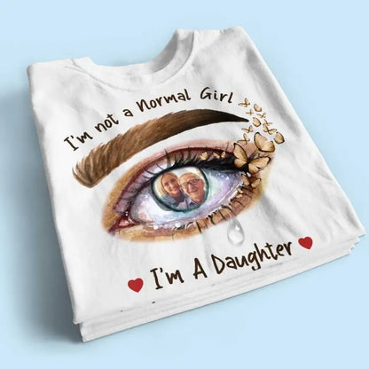 A Daughter To A Dad With Wings Personalized Memorial Shirt