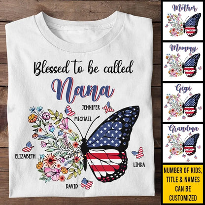 A Mother's Love Is The Greatest Gift - Family Personalized Custom Unisex T-shirt - 4th Of July, Gift For Mom, Grandma