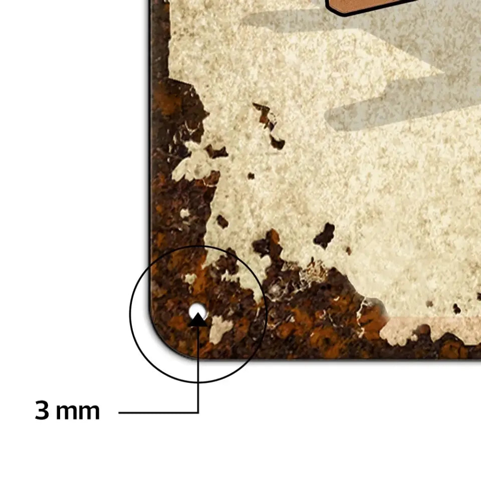 Welcome To Grandparents Pool Personalized Metal Sign, Housewarming Gift, Birthday Gift For Dad Mom Grandpa Grandma