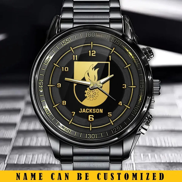 Personalized Austrian Firefighter Custom Name Watch