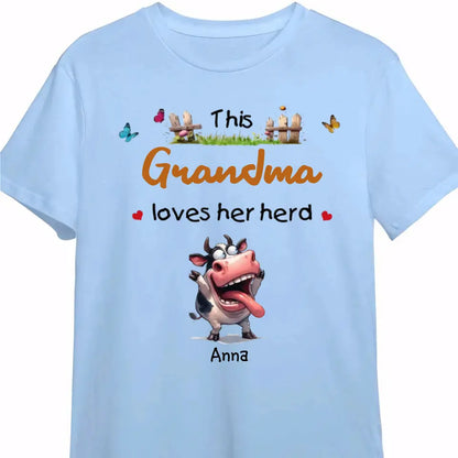 Gift For Grandma This Grandma Loves Her Herd Shirt - Hoodie - Sweatshirt