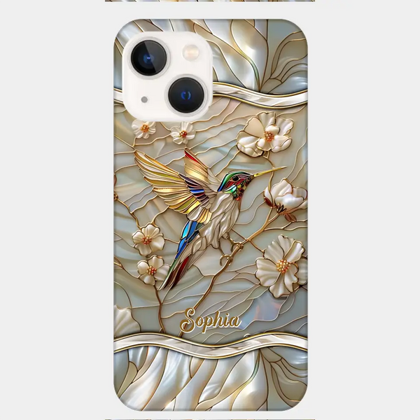 Hummingbird Cell Phone Case Personalized With Your Favorite Animal