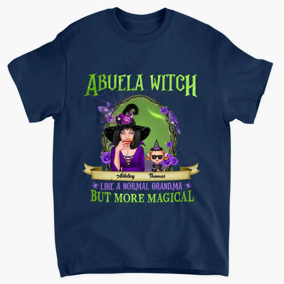 Green And Purple Halloween Grandma And Kids Personalized Halloween Decor Clothes
