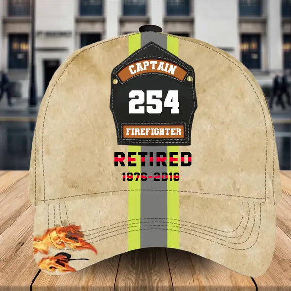 Personalized Firefighter Helmet Shields Badge Custom Department & Name Cap