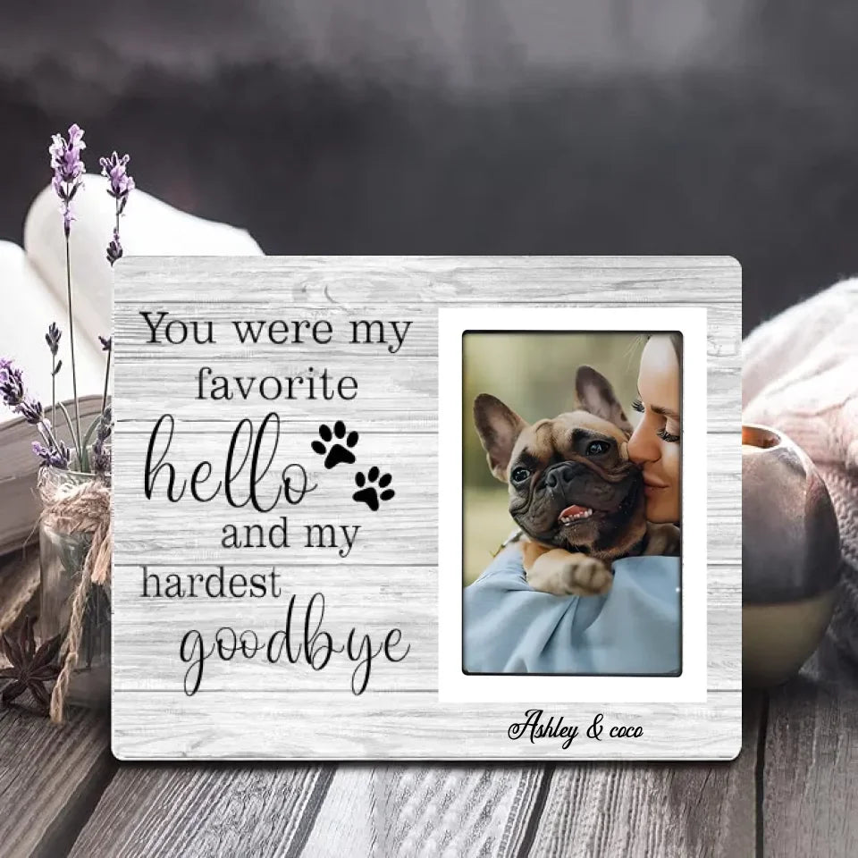 SteadStyle Dog Memorial Gifts for Loss of Dog, Pet Memorial Gifts, Sympathy Gifts for Loss of Dog, Pet Remembrance Gift, Dog Picture Frame, Pet Loss Gifts