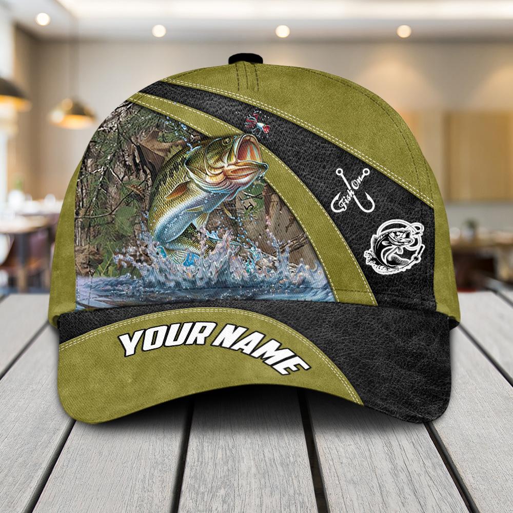Love Fishing Personalized Name Classic Cap – Customizable For Dad On Father’s Day