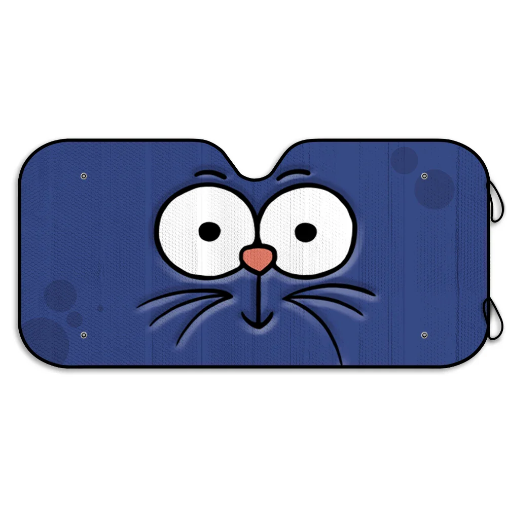 Funny Cat Emotion - Personalized Auto Sunshade