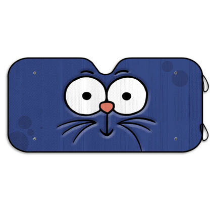 Funny Cat Emotion - Personalized Auto Sunshade