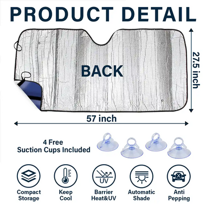 Funny Cat Emotion - Personalized Auto Sunshade