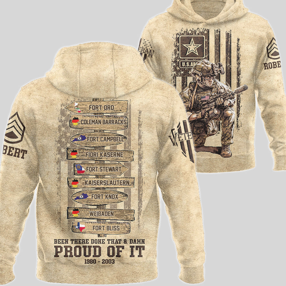 Been There Done That Proud Of It US Military World Tour Custom All Over Print Shirt For Veteran