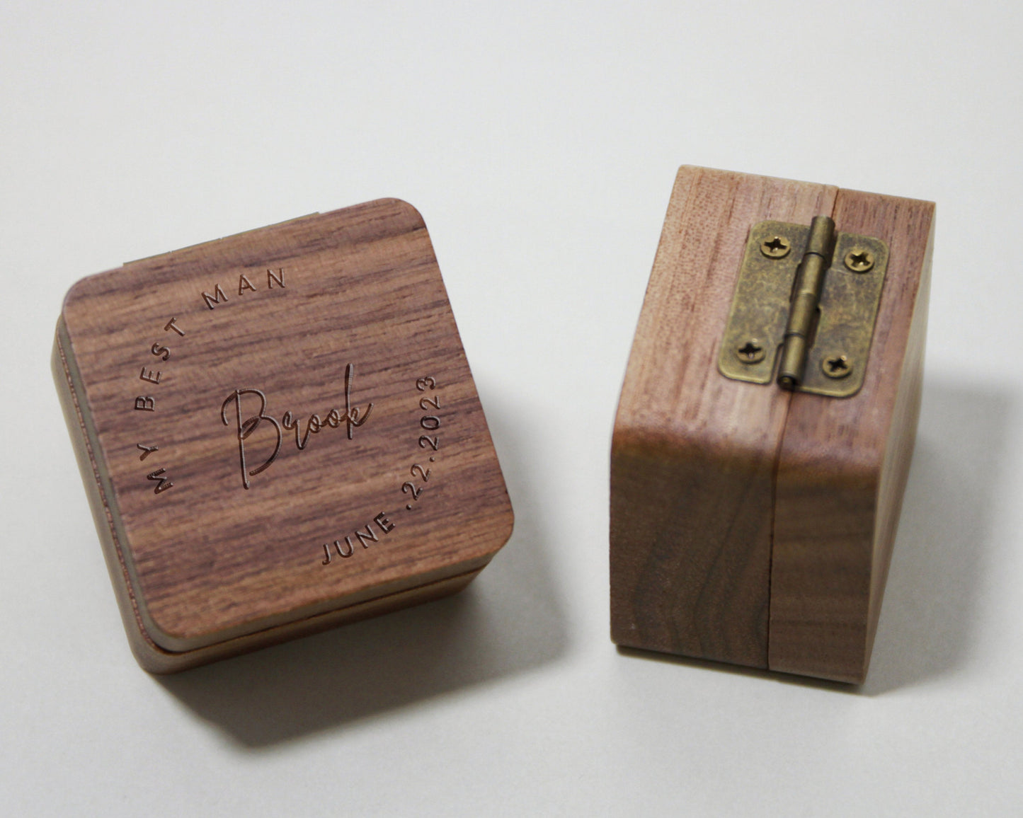 Personalized Wooden Guitar Picks Box,Gift for Guitarist Musician