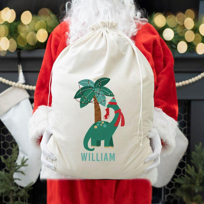 Personalized Kids' Velvet Santa Bags