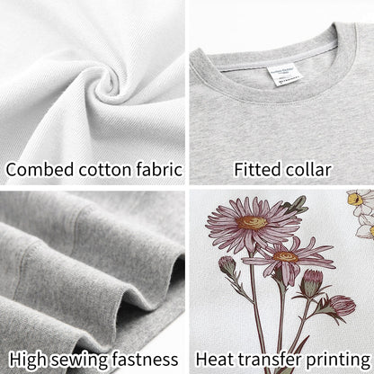 50%OFF⭐️Birth Flower Bouquet Customized Hoodie/Crewneck