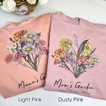 50%OFF⭐️Birth Flower Bouquet Customized Hoodie/Crewneck