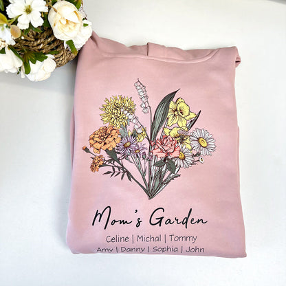 50%OFF⭐️Birth Flower Bouquet Customized Hoodie/Crewneck