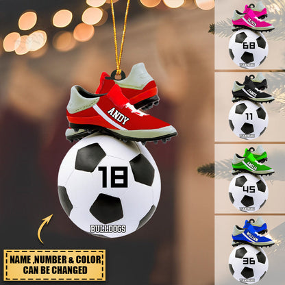 2022 Personalized Soccer Christmas Ornament-Great Gift Idea For Soccer Players & Soccer Lovers