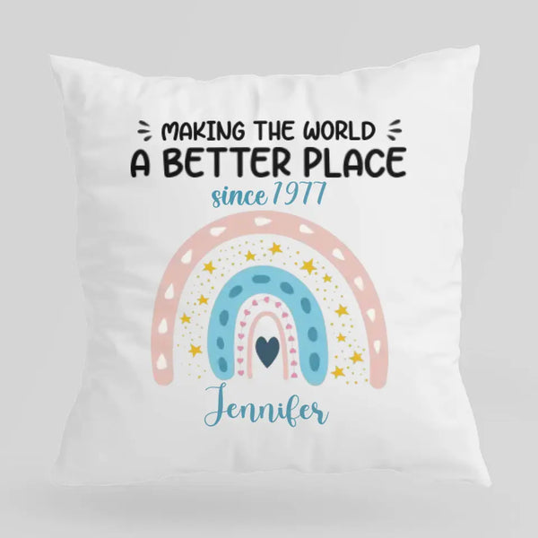 Making The World A Better Place - Personalized Birthday Gifts Idea For Her