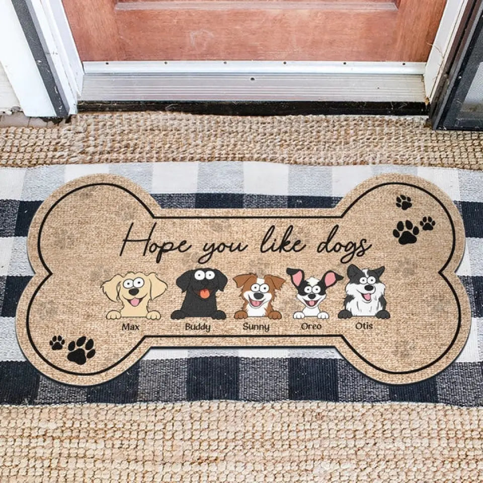 Wipe You Paws - Personalized Custom Shape Doormat