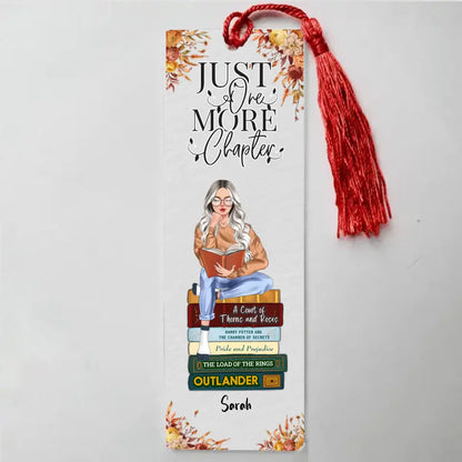 Acrylic Bookmark Gift - I want my coffee icy and My Books Spicy