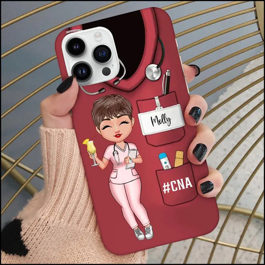 Nurse Life Pretty Doll Nurse Personalized Phone Case