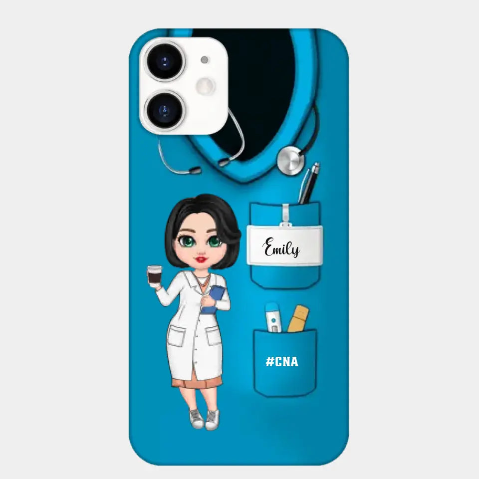Nurse Life Pretty Doll Nurse Personalized Phone Case