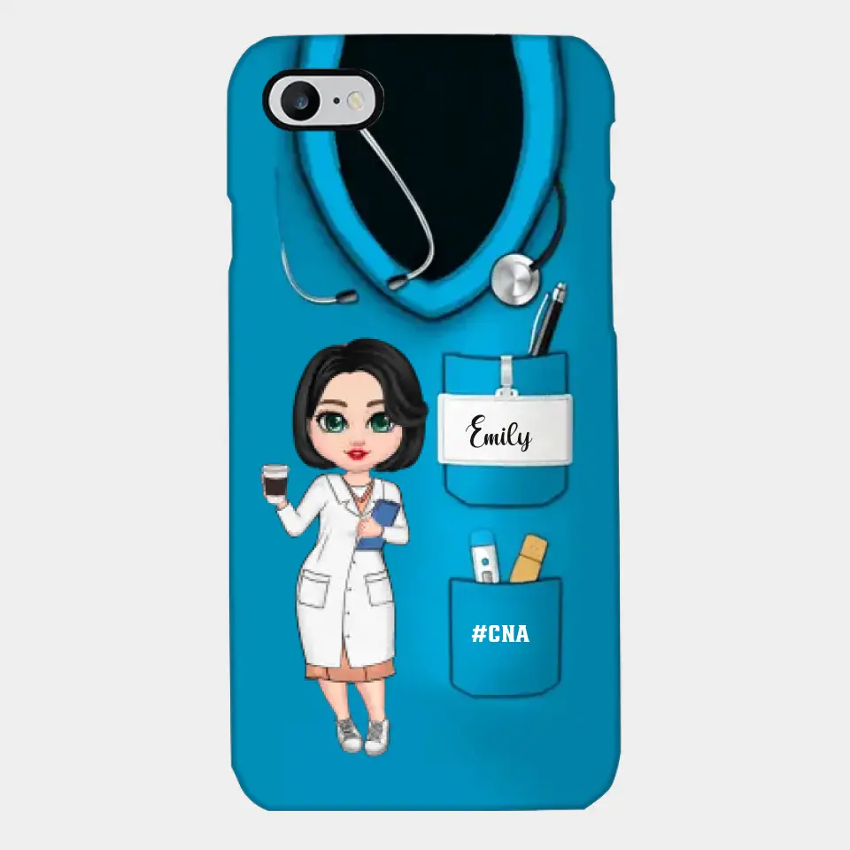 Nurse Life Pretty Doll Nurse Personalized Phone Case
