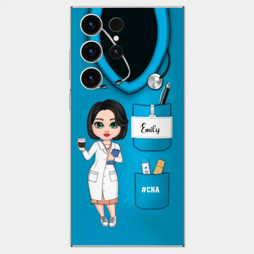 Nurse Life Pretty Doll Nurse Personalized Phone Case