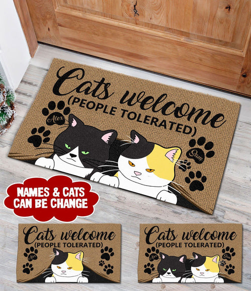 Personalized Cat Doormat Full Printing Area Rug Templaran.com - Best Fashion Online Shopping Store 