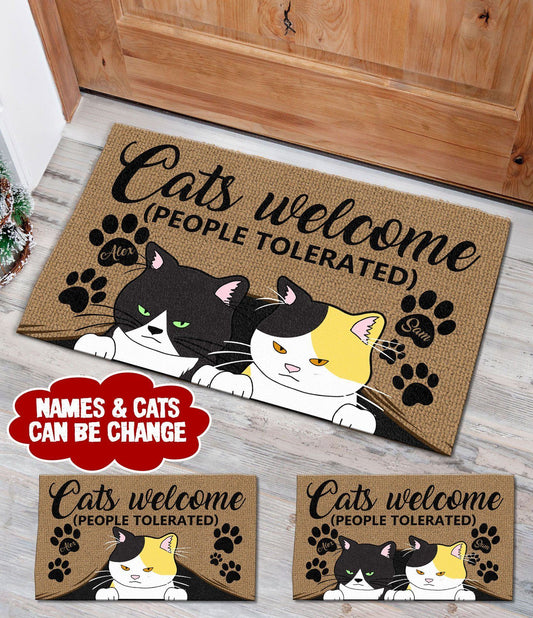 Personalized Cat Doormat Full Printing Area Rug Templaran.com - Best Fashion Online Shopping Store 