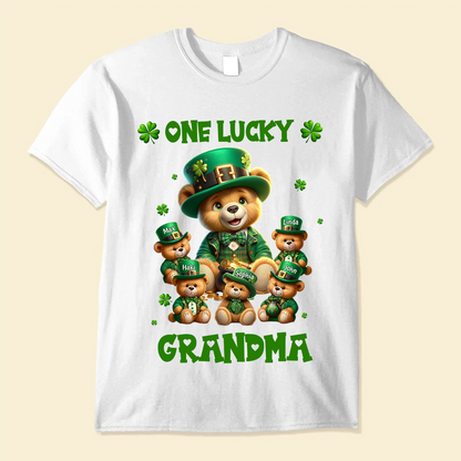 Saint Patrick Day - Personalized Bear Grandma T-shirt